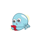 Diel the blue jellyfish（個別スタンプ：19）