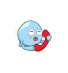 Diel the blue jellyfish（個別スタンプ：27）