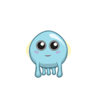 Diel the blue jellyfish（個別スタンプ：33）