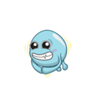 Diel the blue jellyfish（個別スタンプ：35）