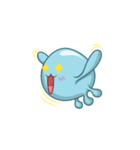 Diel the blue jellyfish（個別スタンプ：37）