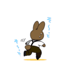 うさぎファミリー（個別スタンプ：21）