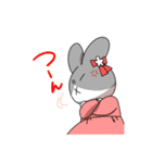 うさぎファミリー（個別スタンプ：24）