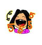 Sandy is a pretty girl. (Thai Language)（個別スタンプ：5）