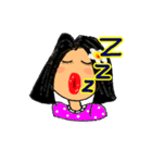 Sandy is a pretty girl. (Thai Language)（個別スタンプ：40）