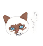 ネコさんのお顔（個別スタンプ：30）