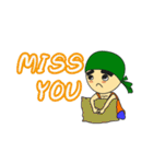 Funny Turban Boy（個別スタンプ：33）