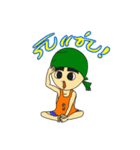 Funny Turban Boy（個別スタンプ：36）