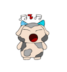 buffalo and cow（個別スタンプ：1）