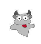 buffalo and cow（個別スタンプ：12）