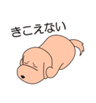 表情のある犬（個別スタンプ：21）