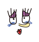 Miss long eyelash（個別スタンプ：4）