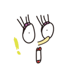 Miss long eyelash（個別スタンプ：8）