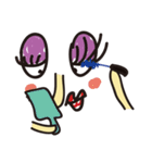 Miss long eyelash（個別スタンプ：24）