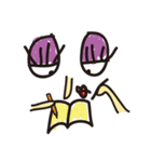 Miss long eyelash（個別スタンプ：26）