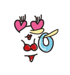 Miss long eyelash（個別スタンプ：34）