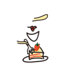 Miss long eyelash（個別スタンプ：36）