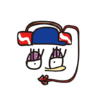 Miss long eyelash（個別スタンプ：37）