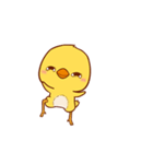 Cute Yellow Chick (EN)（個別スタンプ：5）