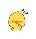Cute Yellow Chick (EN)（個別スタンプ：18）