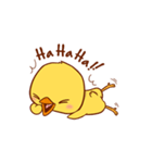 Cute Yellow Chick (EN)（個別スタンプ：19）