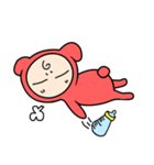 赤ちゃんクマ "テオ"（個別スタンプ：3）