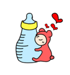 赤ちゃんクマ "テオ"（個別スタンプ：4）