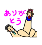 手のひら家族の娘編スタンプ（個別スタンプ：13）