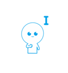 SIMPLE BULE BOY（個別スタンプ：1）