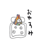 憎めない虹色うさぎ（個別スタンプ：18）