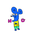 ブルーマウス物語（個別スタンプ：4）