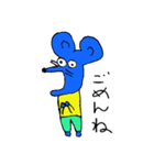 ブルーマウス物語（個別スタンプ：16）
