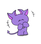 子猫悪魔のニャビルくん（個別スタンプ：1）