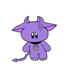 子猫悪魔のニャビルくん（個別スタンプ：5）