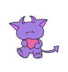 子猫悪魔のニャビルくん（個別スタンプ：6）