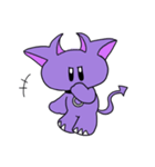 子猫悪魔のニャビルくん（個別スタンプ：8）