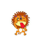 Animation lion(Animation)（個別スタンプ：3）