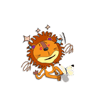 Animation lion(Animation)（個別スタンプ：7）