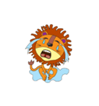 Animation lion(Animation)（個別スタンプ：9）