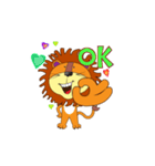 Animation lion(Animation)（個別スタンプ：15）