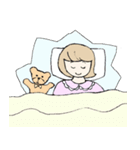 ぽぽちゃんの1日（個別スタンプ：8）