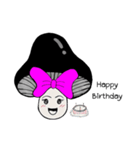 Pretty Black Mushroom（個別スタンプ：40）