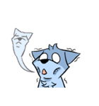 Naughty wolf cub（個別スタンプ：34）