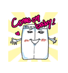Stop being lazy！（個別スタンプ：9）