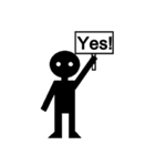 Mr.White Eyes（個別スタンプ：5）