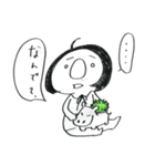 鼻が大きい丸顔のコ（個別スタンプ：17）
