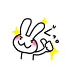 ほんわりうさ♪基本セット（個別スタンプ：1）