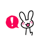 ほんわりうさ♪基本セット（個別スタンプ：6）