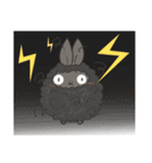 black black rabbit 2（個別スタンプ：14）