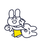 えがおで生きるうさぎ。（個別スタンプ：7）